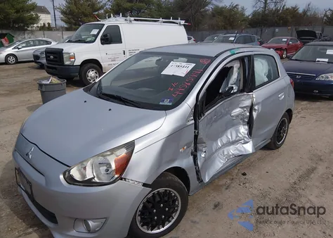 2015 Mitsubishi Mirage De z USA, uszkodzony, nr VIN ML32A3HJ6FH053304